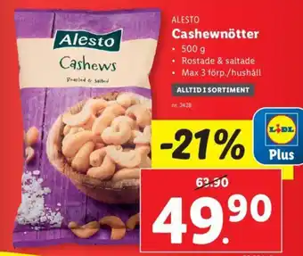 Lidl Cashewnötter erbjuda