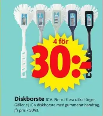 ICA Supermarket Diskborste erbjuda