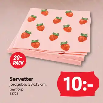 DollarStore Servetter erbjuda