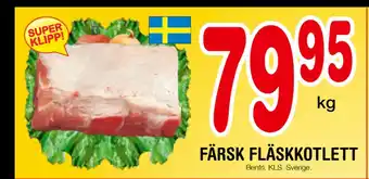 Nya Pulsen FÄRSK FLÄSKKOTLETT erbjuda