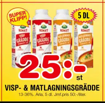 Nya Pulsen VISP- & MATLAGNINGSGRÄDDE erbjuda