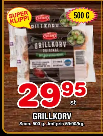 Nya Pulsen GRILLKORV erbjuda