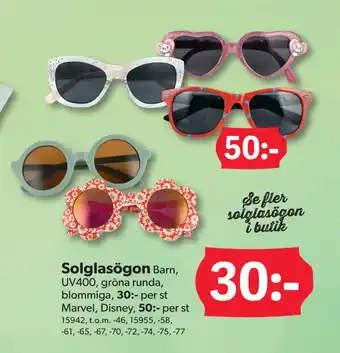 DollarStore Solglasögon erbjuda