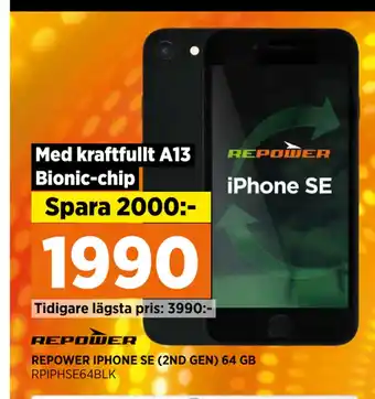 Power REPOWER IPHONE SE (2ND GEN) 64 GB erbjuda