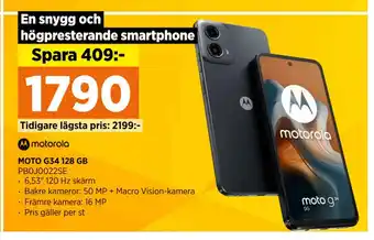 Power MOTO G34 128 GB erbjuda