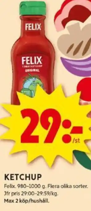 ICA Kvantum KETCHUP erbjuda