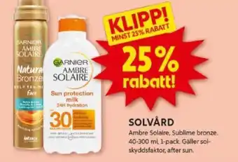 ICA Kvantum SOLVÅRD erbjuda