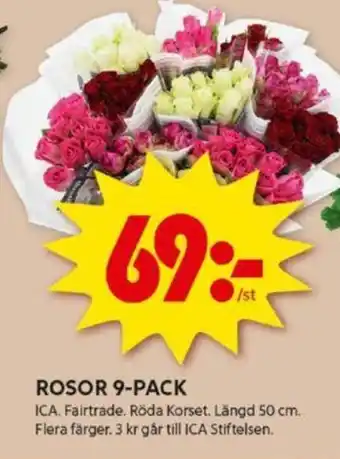ICA Kvantum ROSOR 9-PACK erbjuda