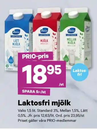 City Gross Laktosfri mjölk erbjuda