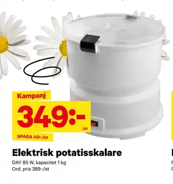 City Gross Elektrisk potatisskalare erbjuda
