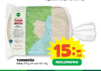 Stora Coop TUNNBRÖD erbjuda