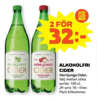 Stora Coop ALKOHOLFRI CIDER erbjuda