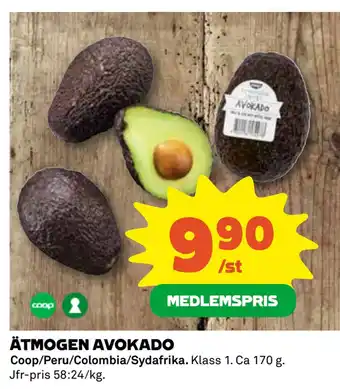 Coop ÄTMOGEN AVOKADO erbjuda