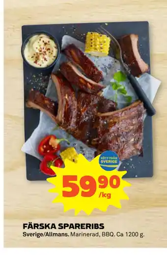 Stora Coop FÄRSKA SPARERIBS erbjuda