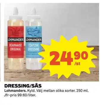 DRESSING/SÅS