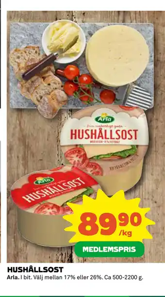 Coop Daglivs HUSHÅLLSOST erbjuda