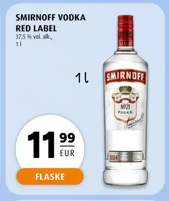 Scandinavian Park SMIRNOFF VODKA RED LABEL erbjuda