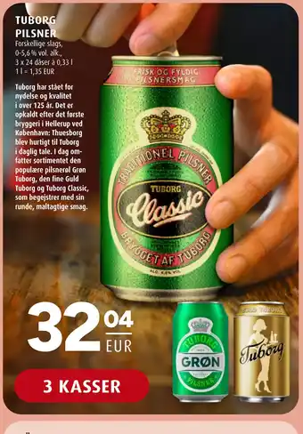 Scandinavian Park TUBORG PILSNER erbjuda