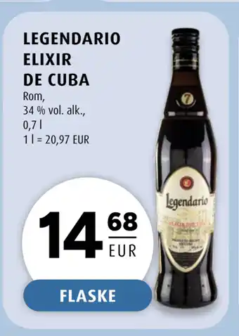 Scandinavian Park LEGENDARIO ELIXIR DE CUBA erbjuda