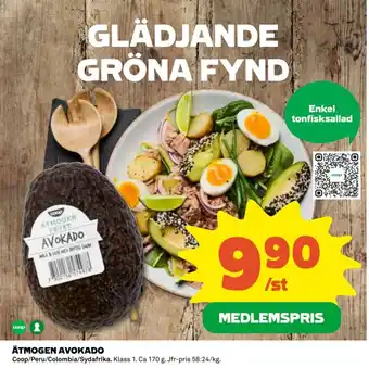 Coop ÄTMOGEN AVOKADO erbjuda