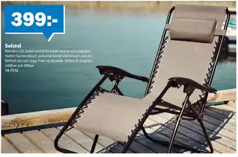 Biltema Solstol erbjuda