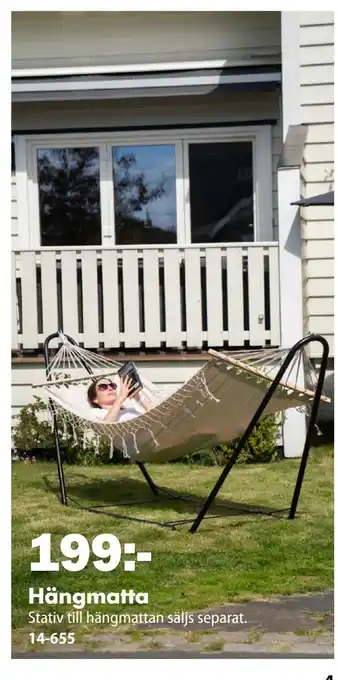 Biltema Hängmatta erbjuda