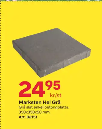 Byggmax Marksten Hel Grå erbjuda