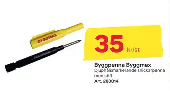 Byggmax Byggpenna Byggmax erbjuda