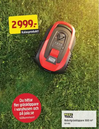 Jula Robotgräsklippare 300 m² erbjuda