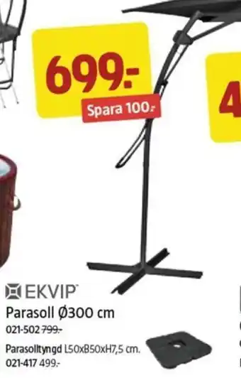 Parasoll Ø300 cm