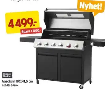Jula Gasolgrill 90x41,5 cm erbjuda