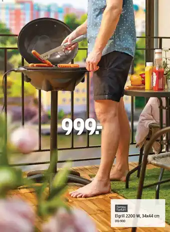 Elgrill 2200 W, 34x44 cm