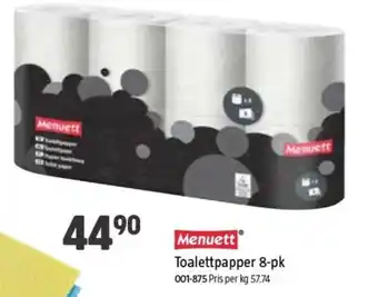 Toalettpapper 8-pk