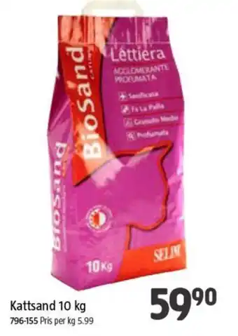 Jula Kattsand 10 kg erbjuda