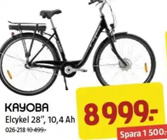 Jula Elcykel 28", 10,4 Ah erbjuda