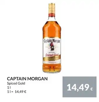 Nielsen Discount CAPTAIN MORGAN Spiced Gold erbjuda