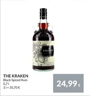 Nielsen Discount THE KRAKEN Black Spiced Rum erbjuda