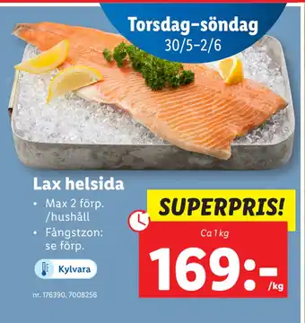 Lidl Lax helsida erbjuda