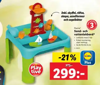 Lidl Sand- och vattenlekbord erbjuda