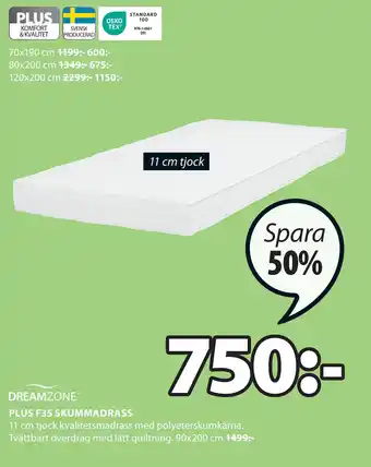 JYSK PLUS F35 SKUMMADRASS erbjuda