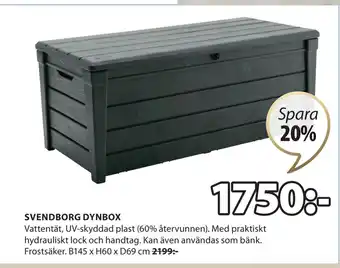 JYSK SVENDBORG DYNBOX erbjuda