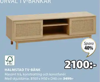 HALMSTAD TV-BÄNK
