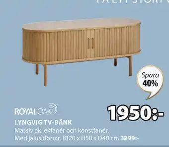 JYSK LYNGVIG TV-BÄNK erbjuda