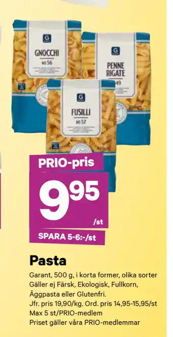 City Gross Pasta erbjuda