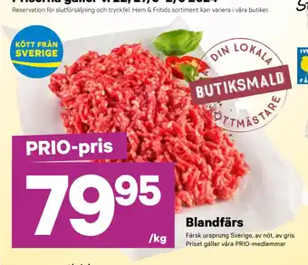 City Gross Blandfärs erbjuda