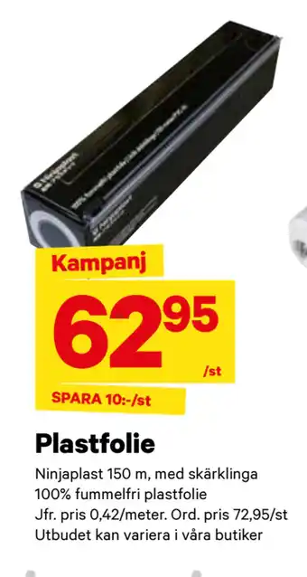 City Gross Plastfolie erbjuda