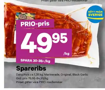 City Gross Spareribs erbjuda