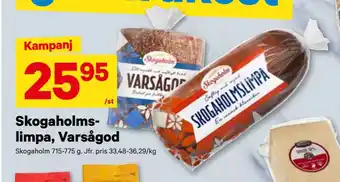 City Gross Skogaholmslimpa, Varsågod erbjuda