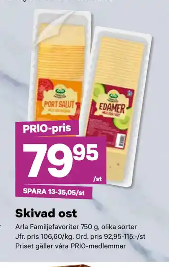 City Gross Skivad ost erbjuda