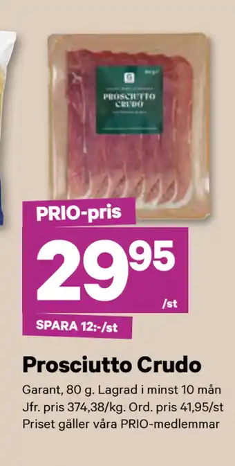 City Gross Prosciutto Crudo erbjuda
